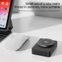 JJT-C42 3 az 1-ben összecsukható mágneses Vezeték nélküli Állvány iPhone / Apple Watch / AirPods készülékekhez - 15W - titánszürke