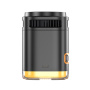 JJT-C53 Qi2 4v1 mágneses vezeték nélküli állvány lámpával és USB-C kábellel iPhone / Apple Watch / AirPods készülékekhez - 30W - fekete