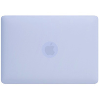 Matt átlátszó tok kihajtható állvánnyal MacBook Neo (A3404) készülékhez - lila