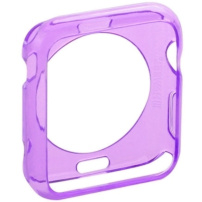 HAWEEL vékony átlátszó borító / tok - Apple Watch 42mm - lilla