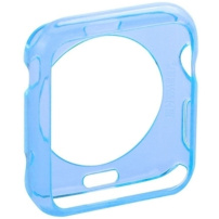 HAWEEL vékony átlátszó borító / tok - Apple Watch 42mm - kék