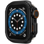 Ultra stílusú óra fém tok Apple órához, 46 mm - fekete