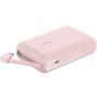 BELKIN Boost Charge powerbank beépített USB-C kábellel és USB-C porttal - 10 000 mAh - rózsaszín