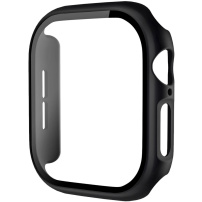 Matt tok edzett üveggel Apple Óra 46mm-es - fekete
