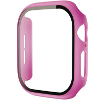 Matt tok edzett üveggel Apple órához, 46 mm - fukszia
