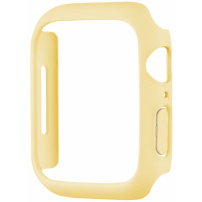 Matt behajtható tok Apple Watch 45mm - sárga