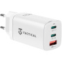 Tactical FlashBang 2.0 GaN gyorstöltő töltő adapter 2x USB-C / USB-A porttal - 65W - fehér