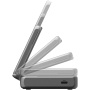 Spigen Essential 2in1 összehajtható mágneses vezeték nélküli állvány iPhone / AirPods-hoz - 25W - sötétszürke