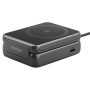 Spigen Essential 2in1 összehajtható mágneses vezeték nélküli állvány iPhone / AirPods-hoz - 25W - sötétszürke