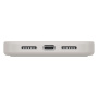 UNIQ Lyden MagClick bőr tok MagSafe-szel iPhone 17 Pro Max készülékhez - krémszínű