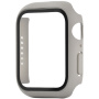 Védő borító edzett üveggel - Apple Watch 40mm - bézs