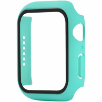 Védő borító edzett üveggel - Apple Watch 40mm - türkizkék