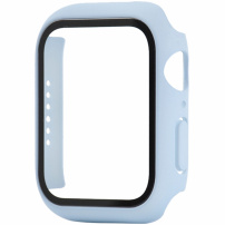 Védő borító edzett üveggel - Apple Watch 40mm - kék