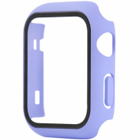 Védő borító edzett üveggel - Apple Watch 42mm - lila