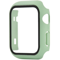 Védő borító edzett üveggel - Apple Watch 42mm - zöld
