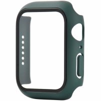 Védő borító edzett üveggel - Apple Watch 44mm - sötétzöld