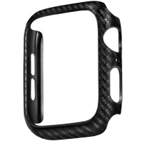 Szénszálas mintázatú védőtok Apple Watch 44mm - fekete