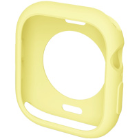 Puha műanyag védőtok Apple Watch 42mm-hez (Series 10 / 11) - sárga