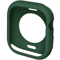 Védő behajtható tok puha műanyagból Apple Watch 42mm (Series 10 / 11) - sötétzöld
