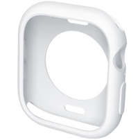 Puha műanyag védőtok Apple órához 46mm - fehér