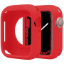 Szilikon védőtok Apple órához 41mm - piros
