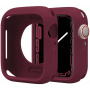 Szilikon védőtok Apple órához 42mm / 44mm - bordó