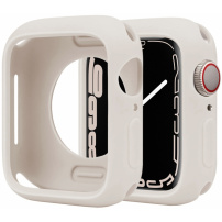 Szilikon védőtok Apple órához 45mm - bézs