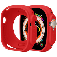 Szilikon védőtok Apple Ultra 49mm karórához - piros