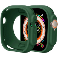 Szilikon védőtok Apple Ultra 49mm karórához - sötétzöld