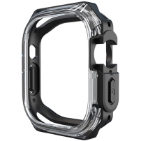 Tartós páncéltok Apple órához, 44 mm - fekete