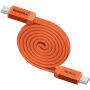 MOMAX DC88 Mag.Link mágneses töltő- és adatkábel - USB-C - USB-C - 1 m - narancssárga