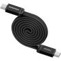 MOMAX DC88 Mag.Link mágneses töltő- és adatkábel - USB-C - USB-C - 1 m - fekete
