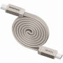 MOMAX DC88 Mag.Link mágneses töltő- és adatkábel - USB-C - USB-C - 1 m - bézs