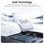Toocki TC53402 GaN gyorstöltő töltő adapter 2x USB-C / 2x USB-A portokkal - 40W - fekete