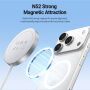 DUX DUCIS H1 Qi2.2 vezeték nélküli MagSafe töltő iPhone / AirPods készülékekhez - 25W - fehér