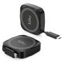 iW51 Qi2.2 vezeték nélküli MagSafe töltő iPhone / AirPods számára - 25W - fekete