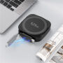iW51 Qi2.2 vezeték nélküli MagSafe töltő iPhone / AirPods számára - 25W - fekete