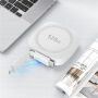 iW51 Qi2.2 vezeték nélküli MagSafe töltő iPhone / AirPods készülékekhez - 25W - fehér