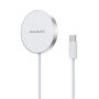 DUX DUCIS H1 Qi2.2 vezeték nélküli MagSafe töltő iPhone / AirPods készülékekhez - 25W - fehér