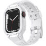 Tartós Armor tok pánttal - Apple Watch 45mm / 44mm / 42mm - fehér