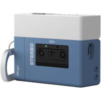 ELAGO Cassette Player kazettás lejátszó stílusú tok karabinerrel AirPods Pro 3-hoz - kék
