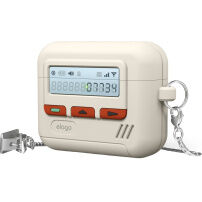 ELAGO Pager pager stílusú tok AirPods 4 / 5 - bézs