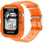 Tokkal átlátszó szíj - Apple Watch 45mm / 44mm / 42mm - narancssárga