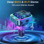 JOYROOM JR-CL16 Bluetooth FM transzmitter autóba USB-C / 2x USB-A portokkal - 48W - ezüst