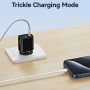 USAMS CC316 GaN gyorstöltő töltő adapter USB-C / USB-A portokkal - 30W - fehér