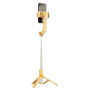 KT08 Bluetooth szelfibot tripoddal és Gimbal stabilizátorral iPhone-hoz - sárga