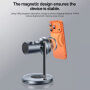 Yesido DS40 Qi2 3v1 mágneses vezeték nélküli állvány iPhone / Apple Watch / AirPods számára - 25W - szürke