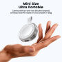 Toocki TW15 mini hordozható vezeték nélküli töltő Apple Watch-hoz - 2,5W - ezüst