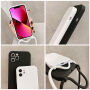 Szilikon tok zsinórral iPhone 13-hoz - világoslila