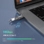 ENKAY ENK-AT131 adatátviteli redukció - USB-A - USB-C - ezüst